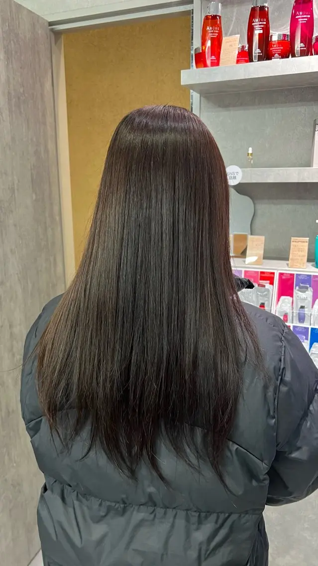 ロング 縮毛矯正 縮毛矯正 SOL／ あづき⭐️のヘアスタイル