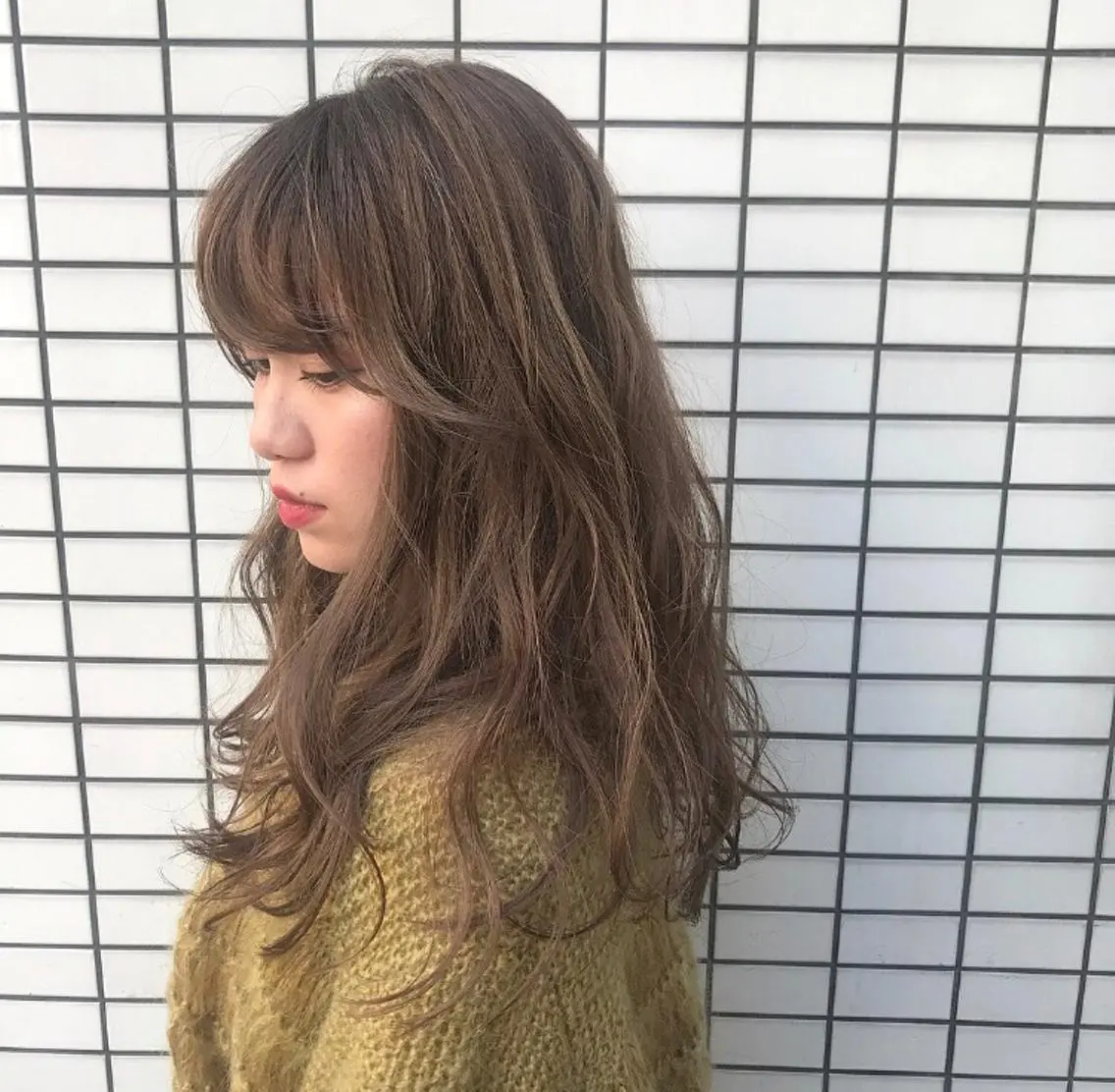 ロング カラー ハイライトカラー ハイライト emme エミィ/立川のヘアスタイル