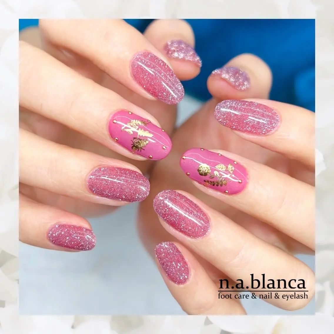 ネイル アートネイル ジェルネイル blanca🌺 mayu(東白楽)のネイルデザイン