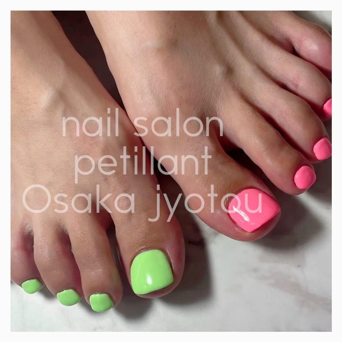 ネイル フットネイル nail salon petillantのネイルデザイン
