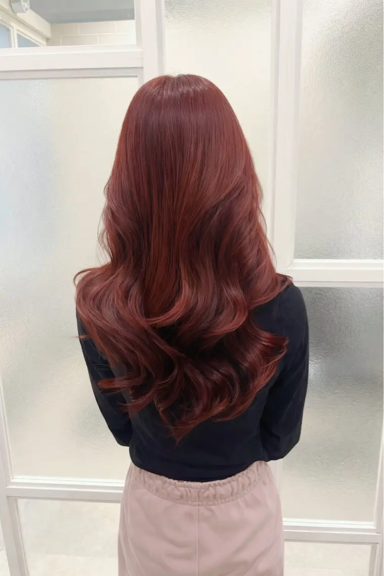 ロング パーマ カット パーマ トリートメント 美髪縮毛矯正/ デジタルパーマ 西村のヘアスタイル