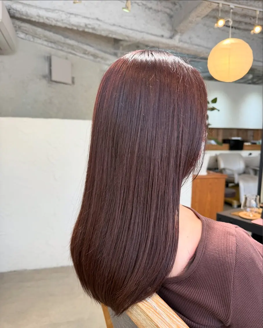 セミロング 梅澤 麻衣のヘアスタイル