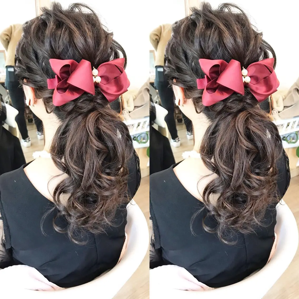 セミロング ヘアアレンジ 早朝✨ヘアセット 着付け/清水玲歌のその他イメージ