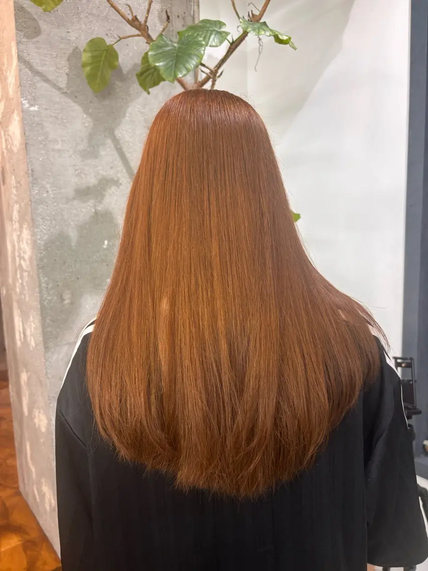 カラー ベージュカラー ブリーチ ブリーチなしカラー 村田 彩音のヘアスタイル