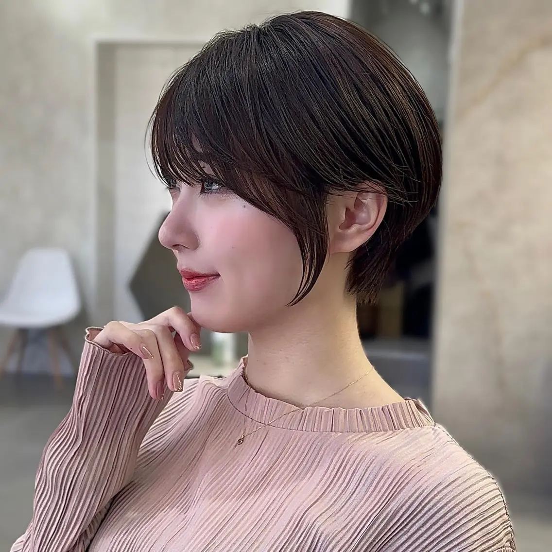 ショート カット ヘアカラー トリートメント ❣️髪質改善/ 美髪矯正/沼座悠人のヘアスタイル