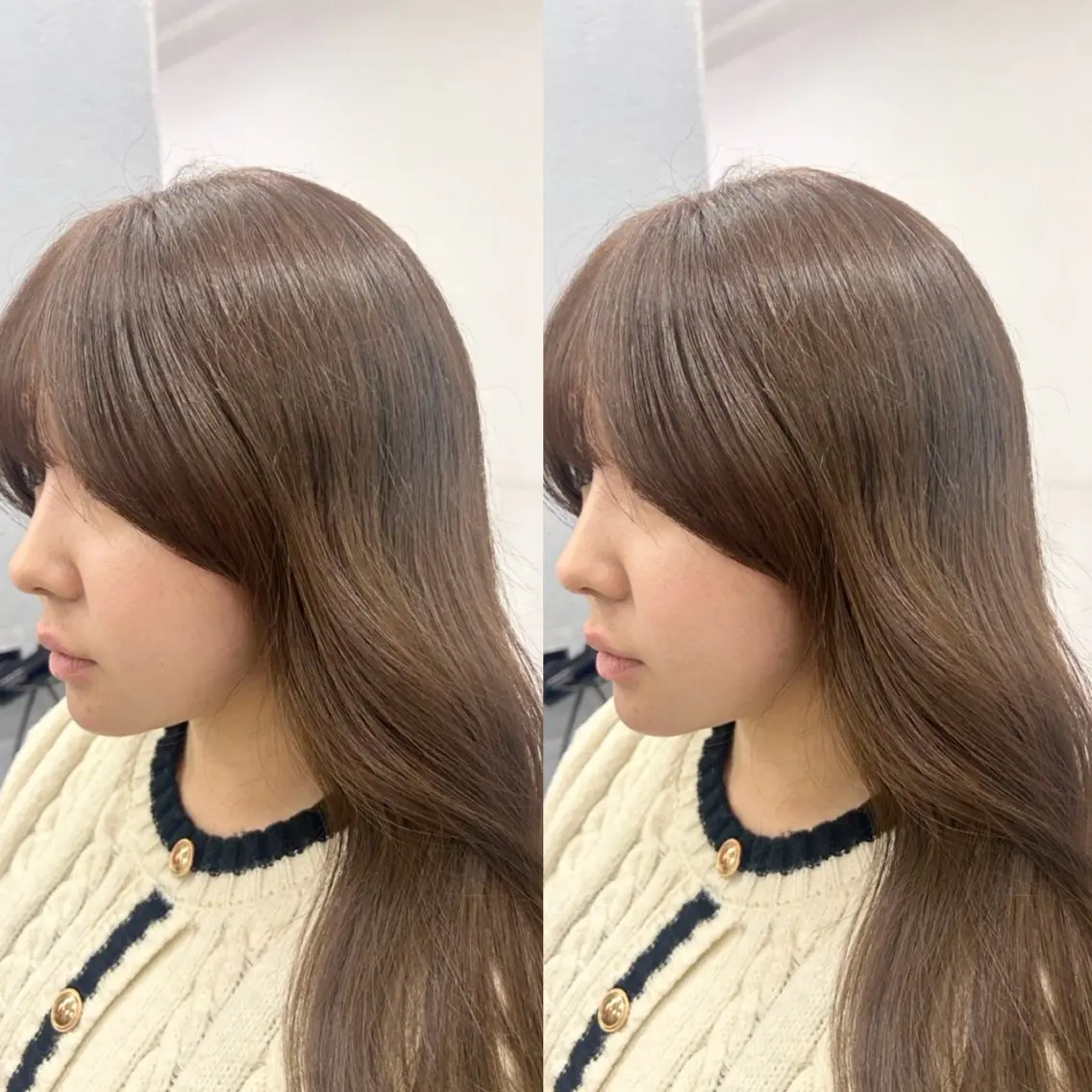 ロング カラー カット ヘアカラー ハイトーン🎀 暖色系カラー🎀愛美のヘアスタイル
