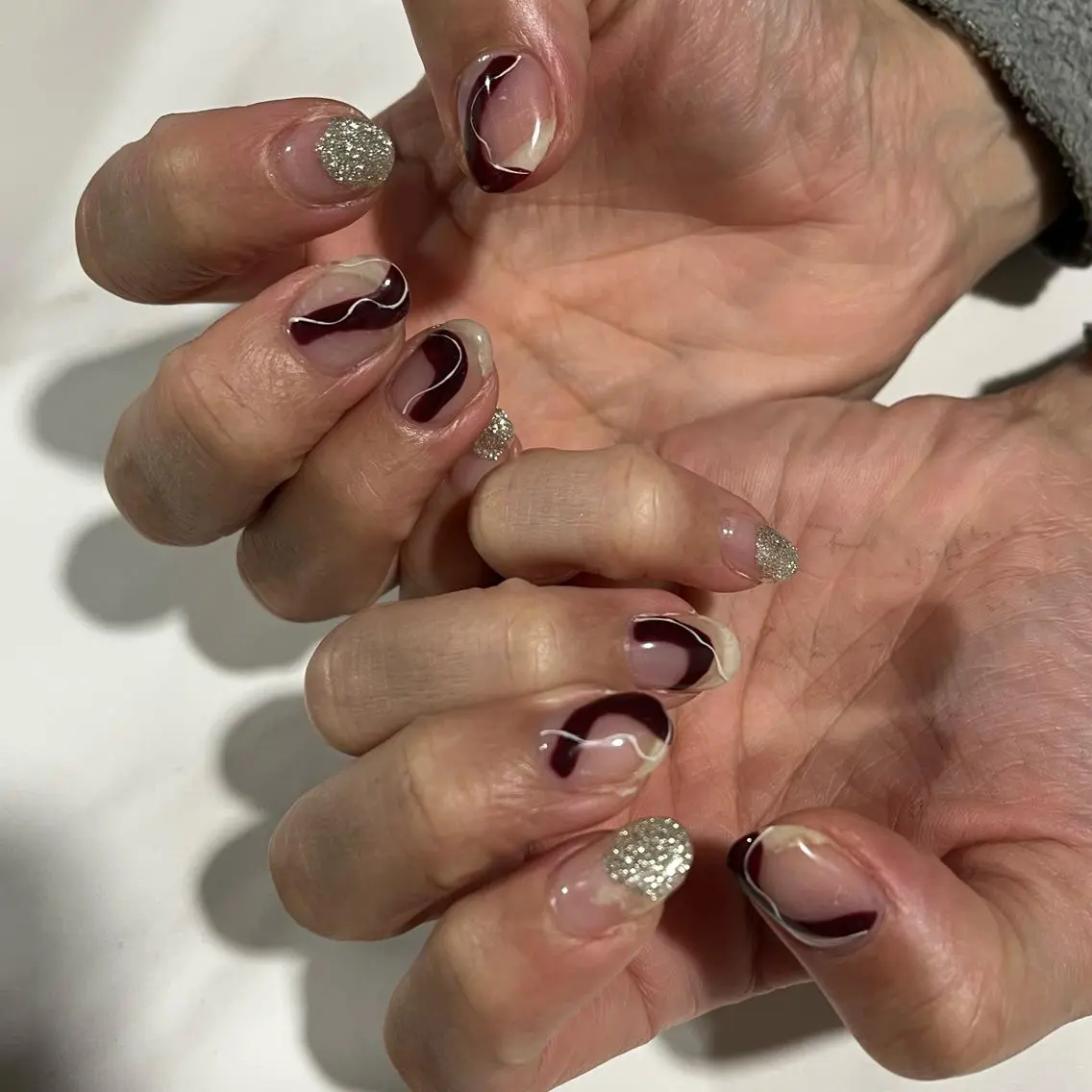 ネイル ハンドネイル 🤎Two ERI🤎のネイルデザイン