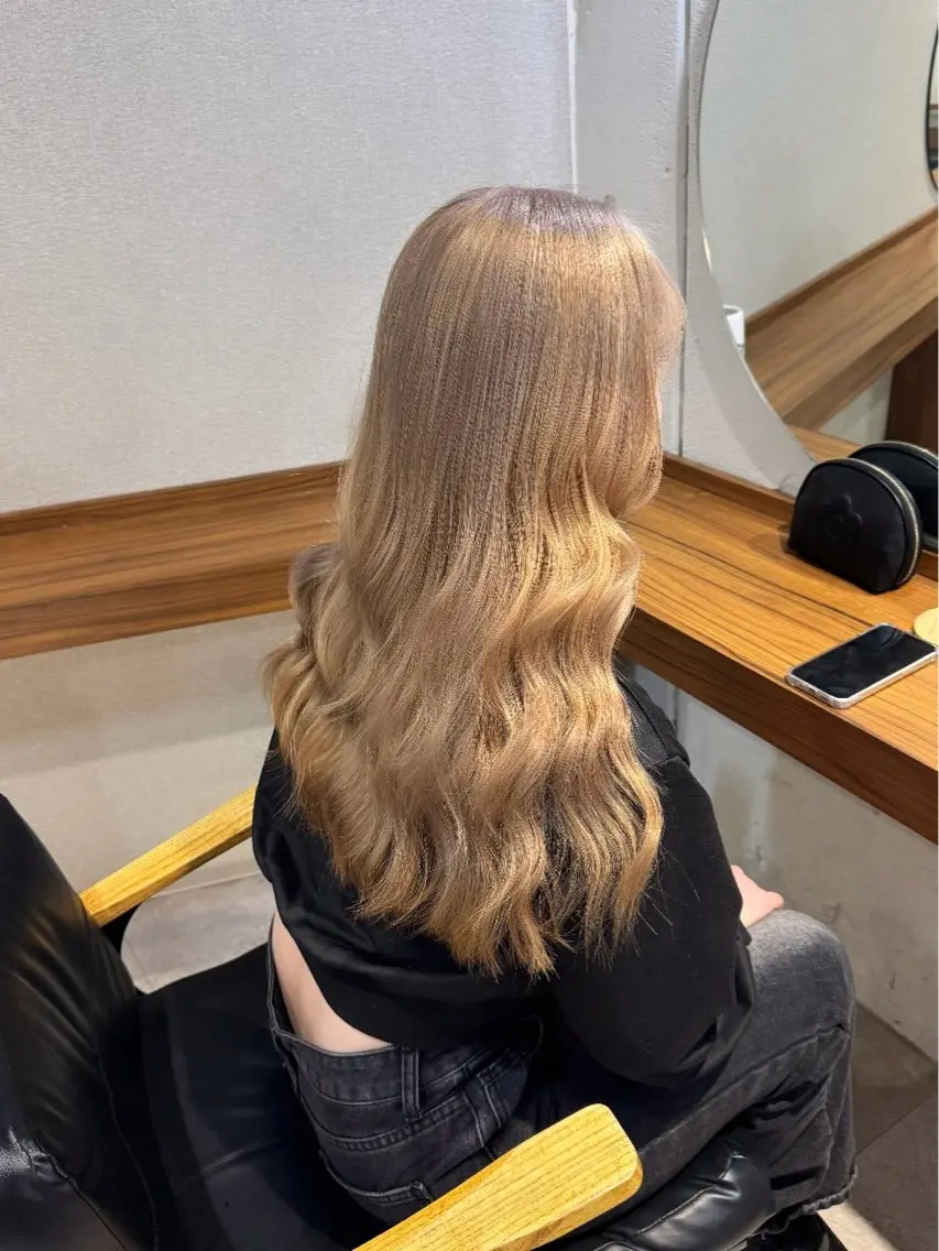 カラー ヘアカラー トリートメント 優梨💞 /透明感カラーのヘアスタイル