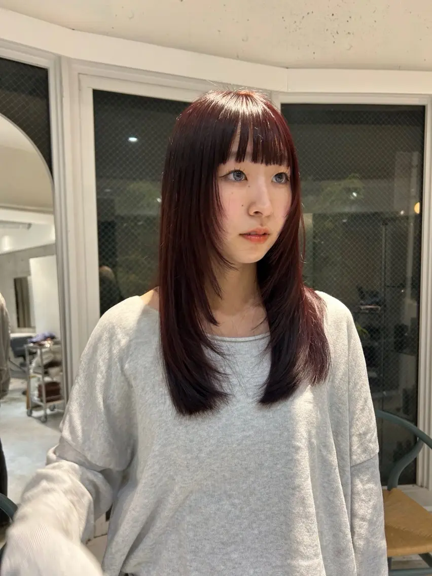 ロング カラー 透明感カラー/ mizukiのヘアスタイル