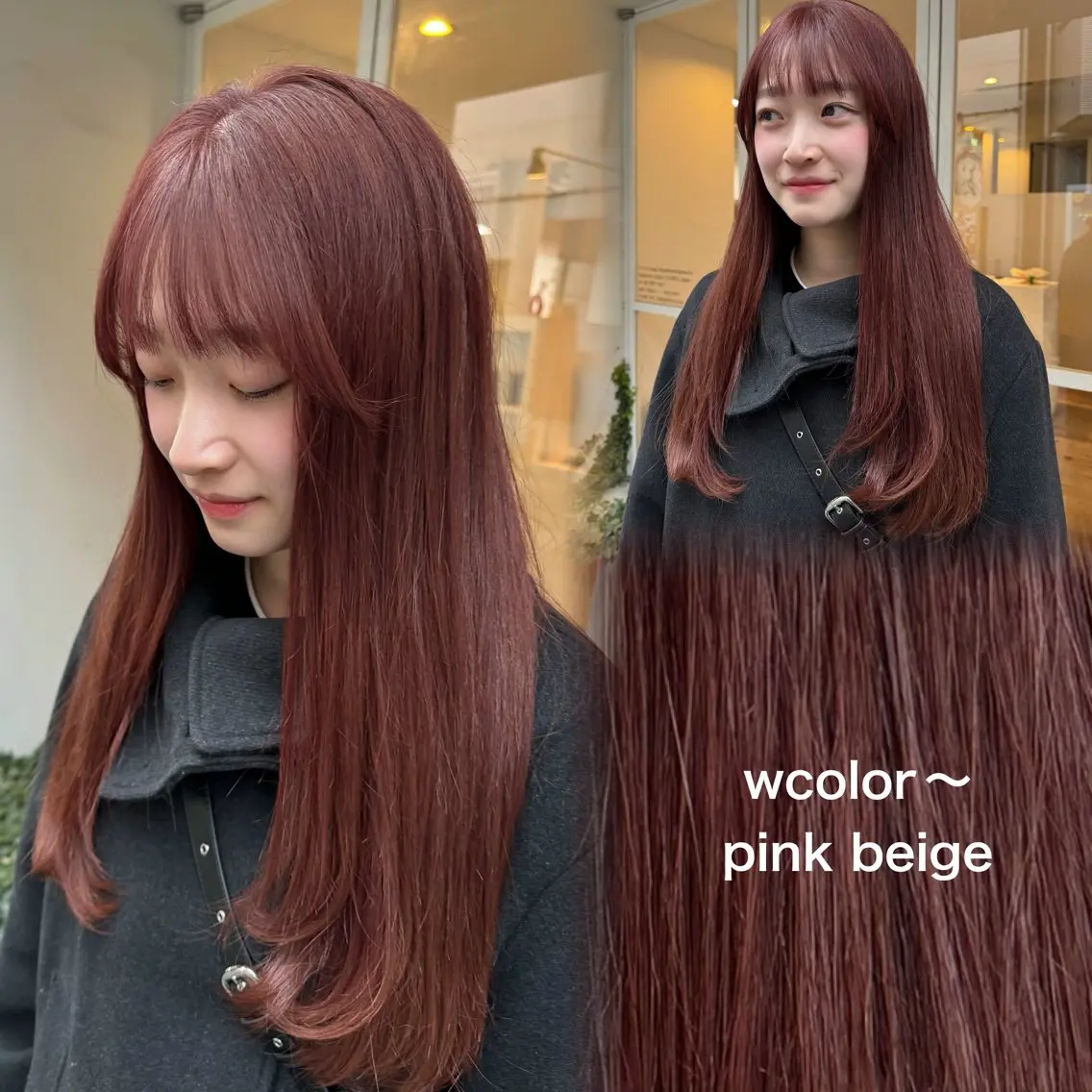 ロング カラー ブリーチ ダブルカラー インナーカラー ブリーチなしカラー ピンクカラー カット ヘアカラー トリートメント YARD.長田 唯のヘアスタイル