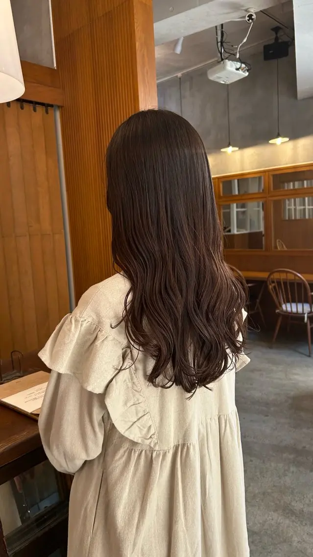 ロング カラー ロング カット ヘアカラー トリートメント ブラウンカラー 🦔🪷なりたりみのヘアスタイル