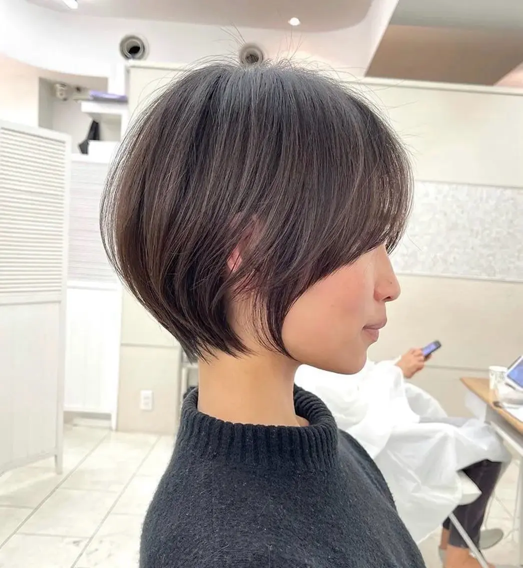ショートカット＋Aujuaトリートメントの写真