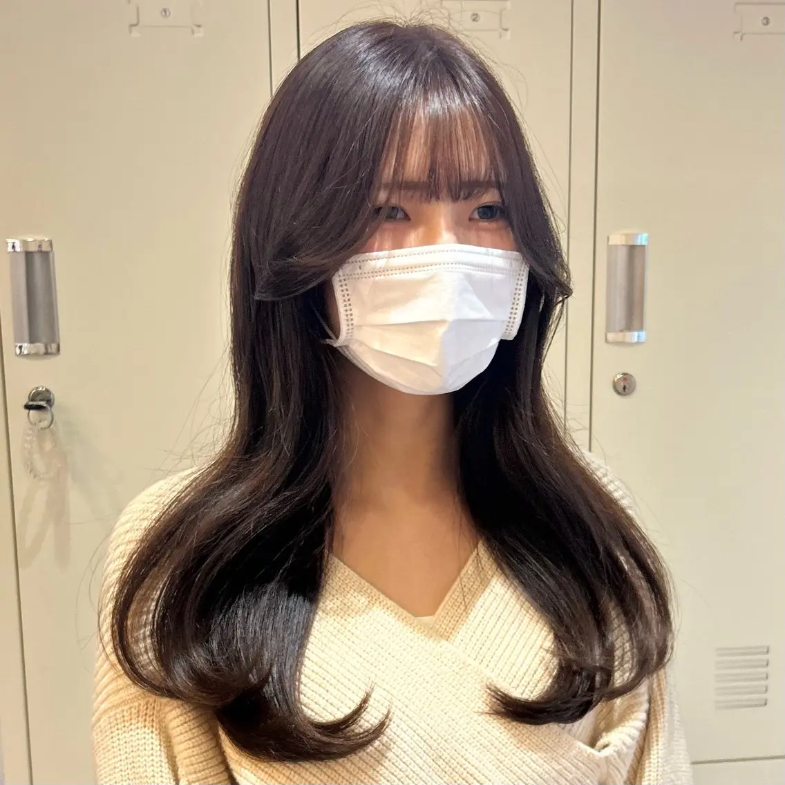ワンカラー+髪質改善Aujua 2stepトリートメント🫧の写真