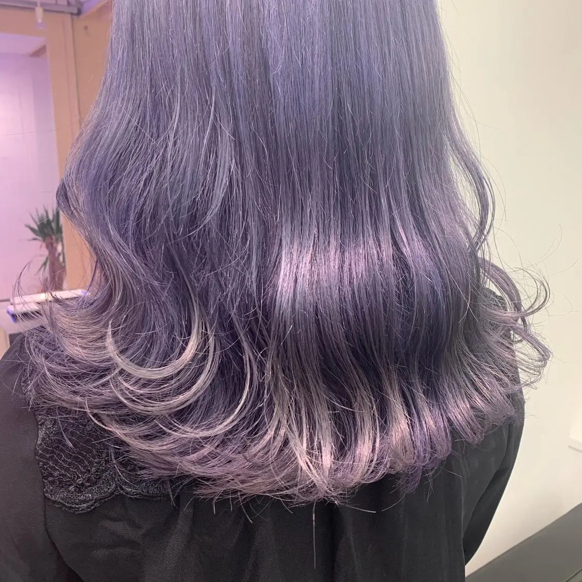 ミディアム カラー 韓国🤍ワンホンヘア みかん🇨🇳のヘアスタイル