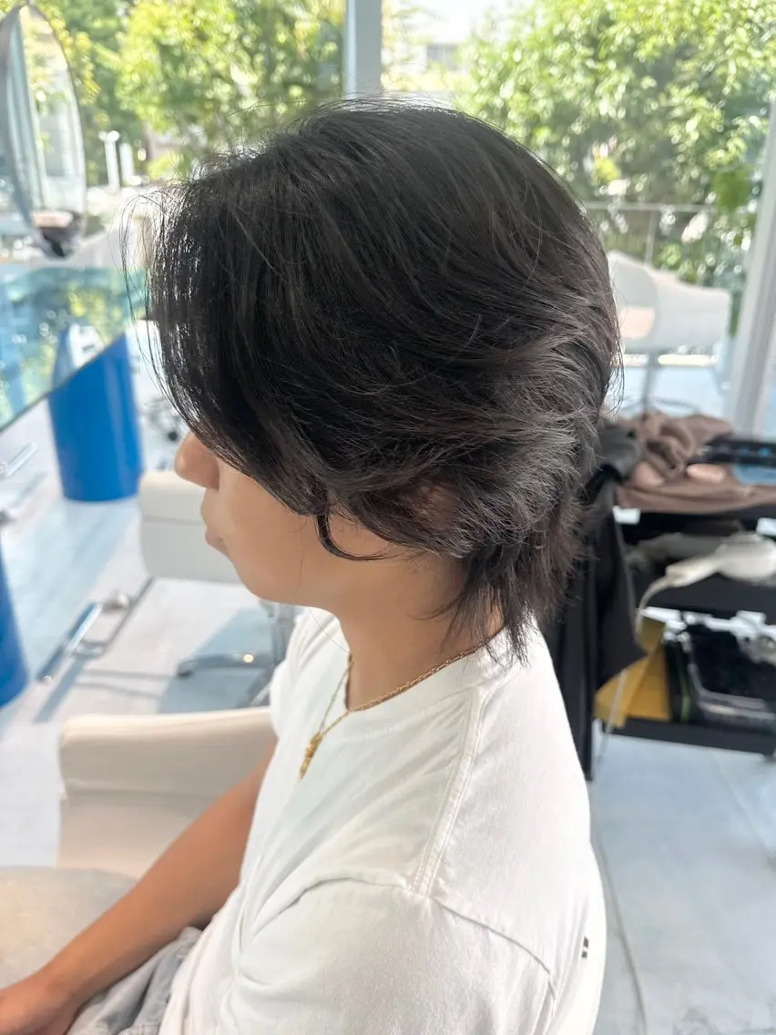 ショート パーマ メンズ カット パーマ AMITYメンズ特化 ASUMIのヘアスタイル