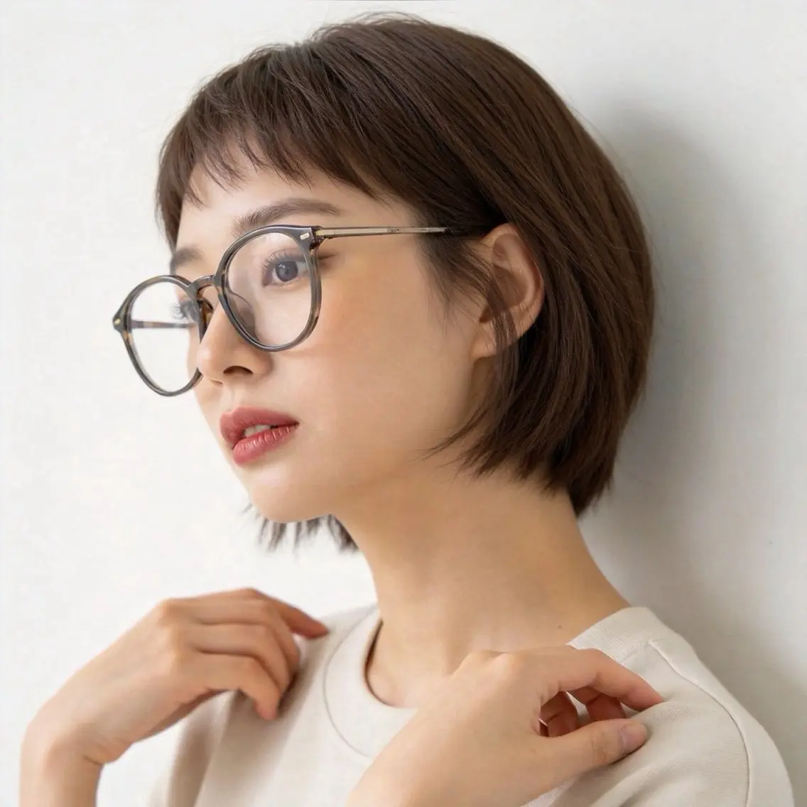 ショート ショートボブ ボブ 似合わせカット ショートヘア カット ヘアカラー トリートメント 骨格診断/宮澤瑞穂 ボブ/レイヤー/銀座のヘアスタイル