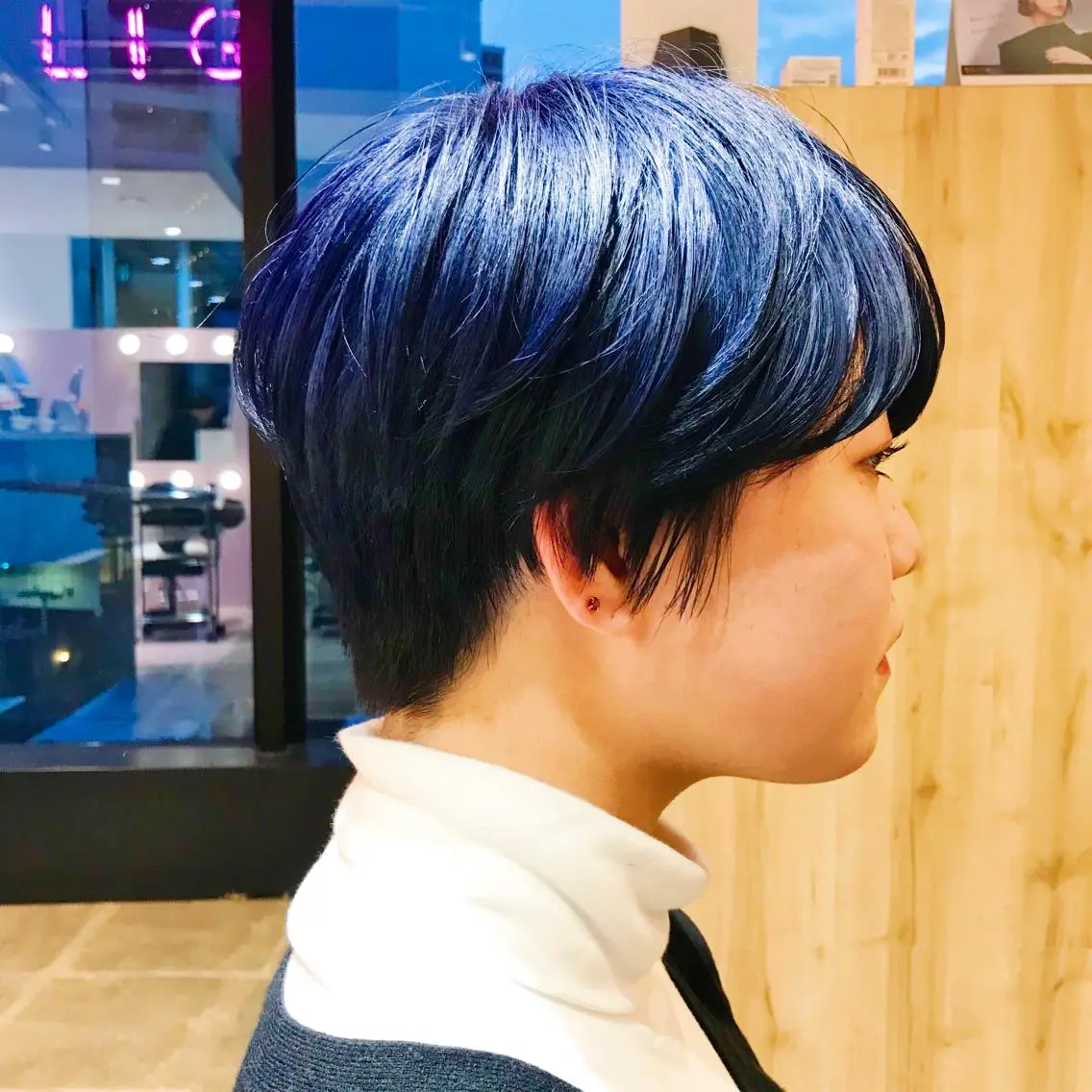 ショート カット ヘアカラー トリートメント 所渉/韓国レイヤー /ウルフカットのヘアスタイル