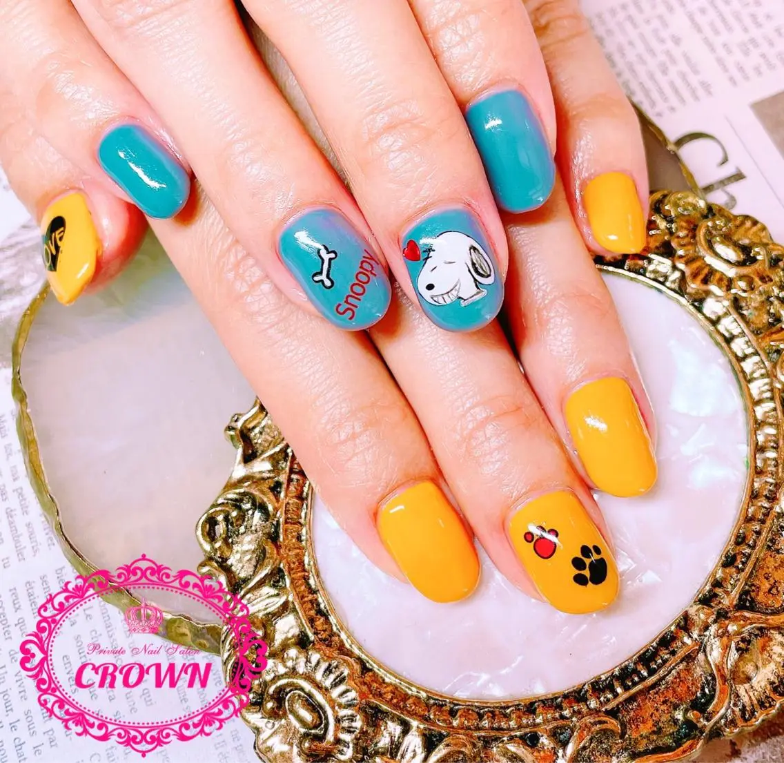 ネイル CROWN プライベートサロンのネイルデザイン