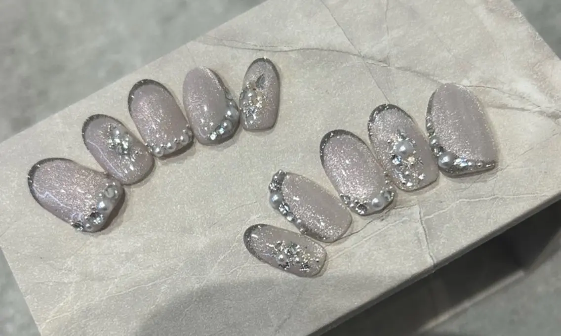 ネイル 成人式 ネイルチップ ブライダルネイル その他(ネイル) nail salon A'n bijouのネイルデザイン