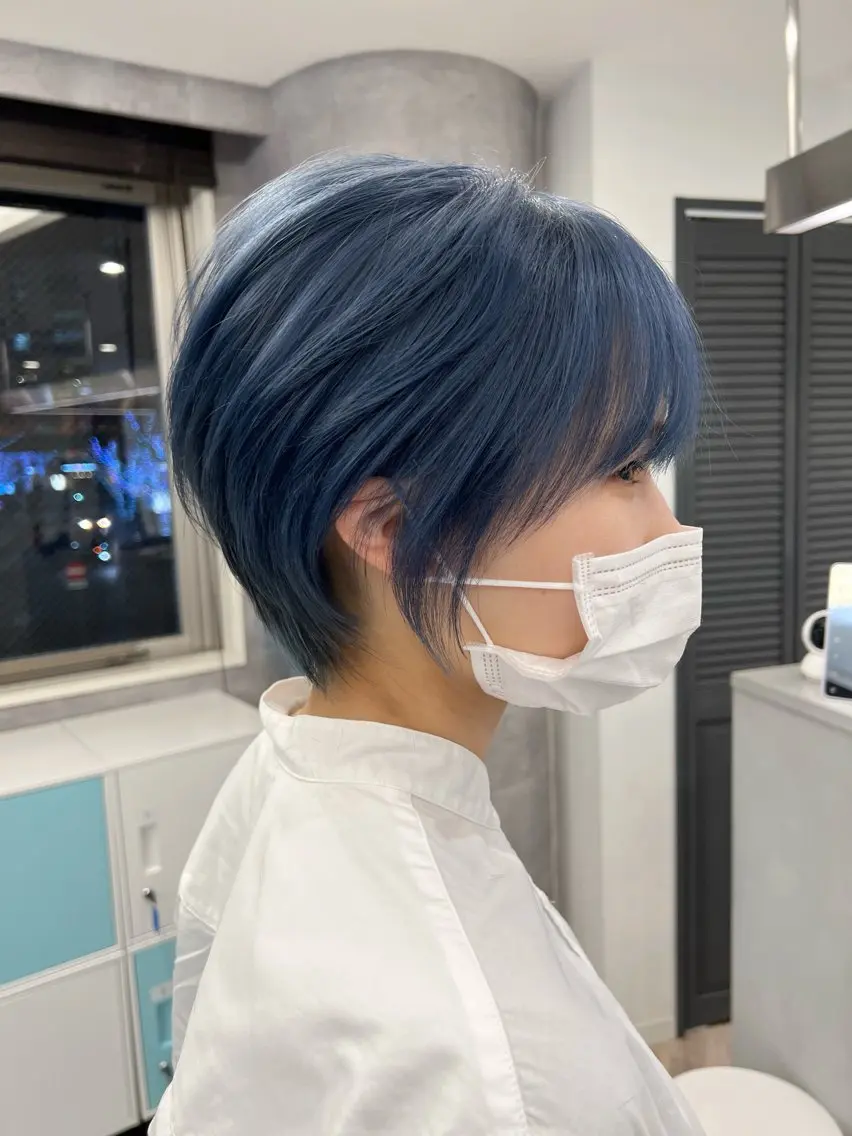 ショート ♡似合わせ ♡ハイトーン♡のヘアスタイル