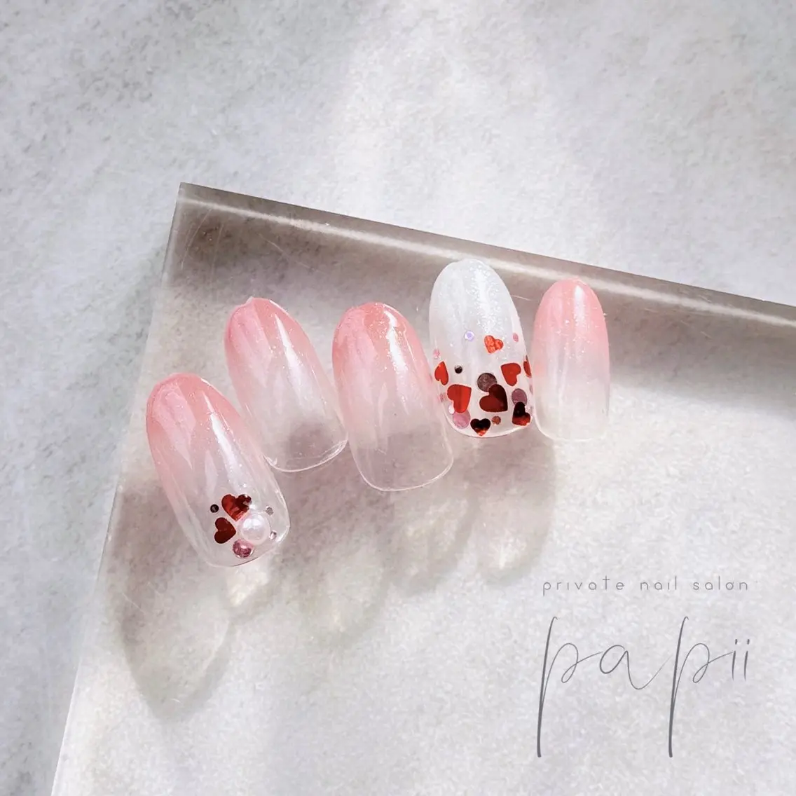 ネイル シンプルネイル ハンドネイル papii☆ kurodaのネイルデザイン