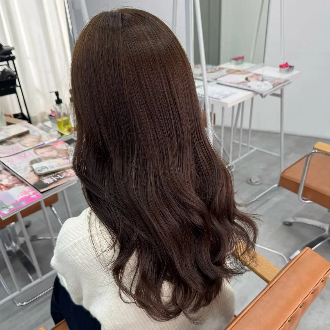 ロング カラー ヘアアレンジ ヘアカラー ブリーチなしカラー /新百合ヶ丘/安形翔のヘアスタイル