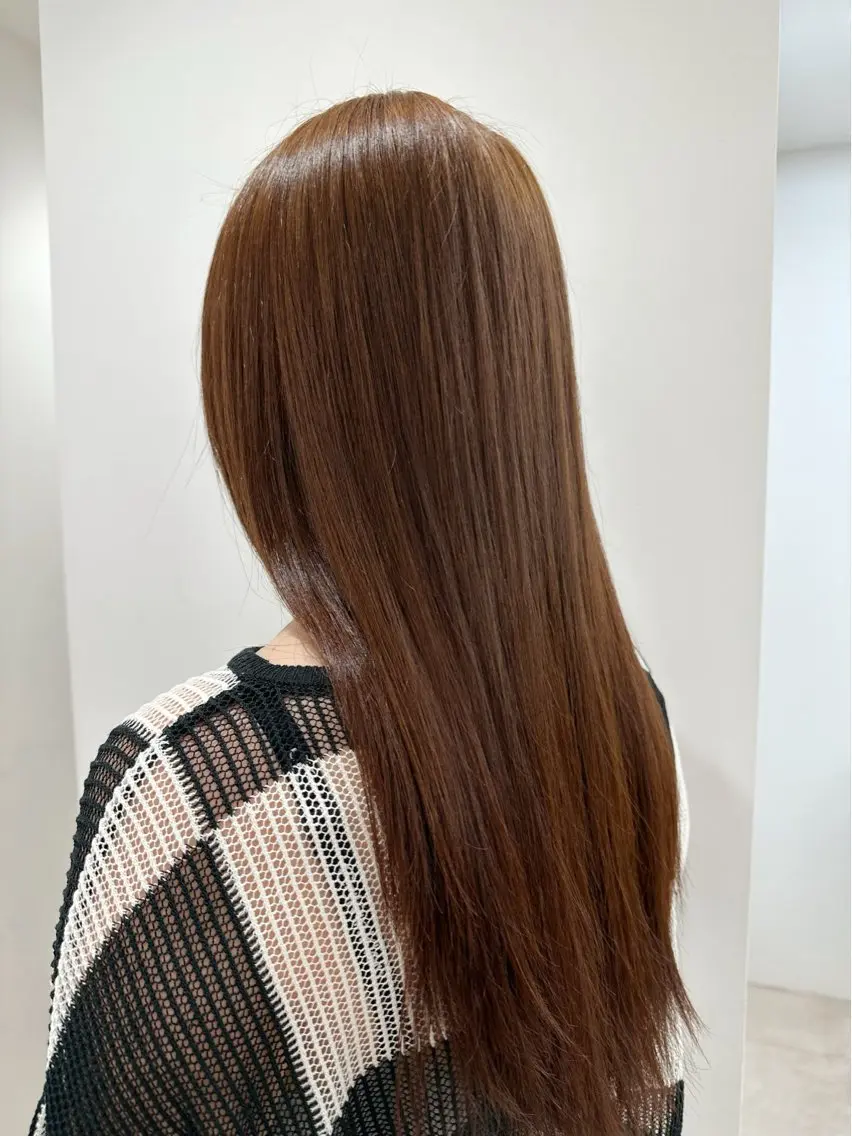 ロング カラー トリートメント 越後 遥/ 透明感カラー🪞🤍のヘアスタイル