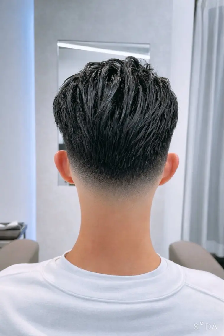 ショート カット ヘッドスパ 【木場✂️理容室】 メンズ清潔感カットのヘアスタイル