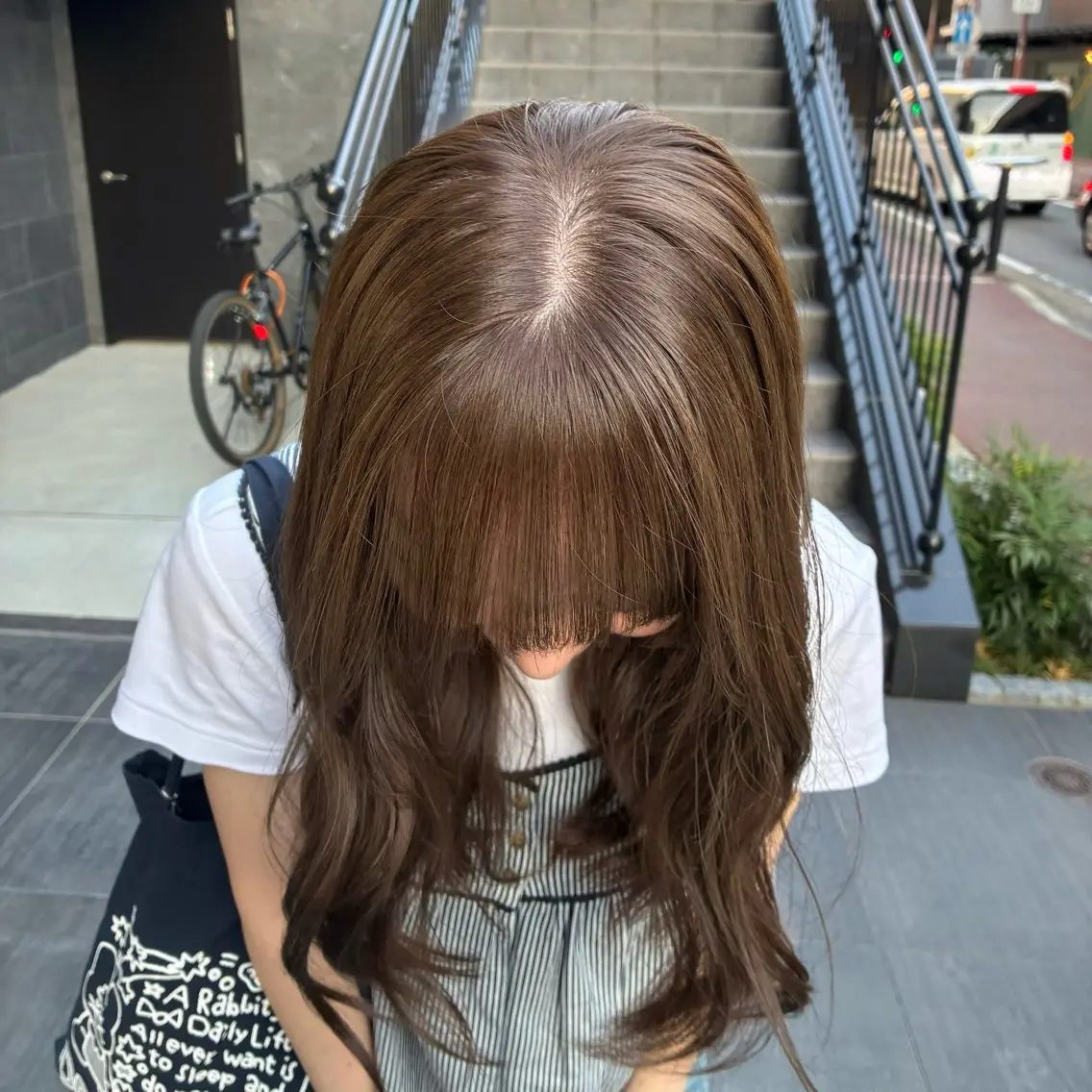 カラー ヘアカラー nanami🏷🤎 ベージュのヘアスタイル