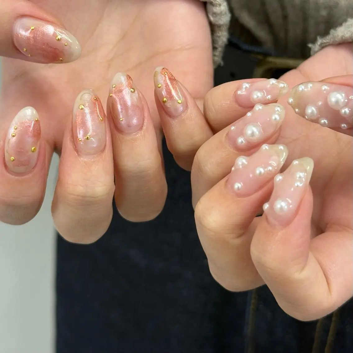 ネイル ニュアンスネイル オフィスネイル シンプルネイル ハンドネイル AOI 【mio.】のネイルデザイン