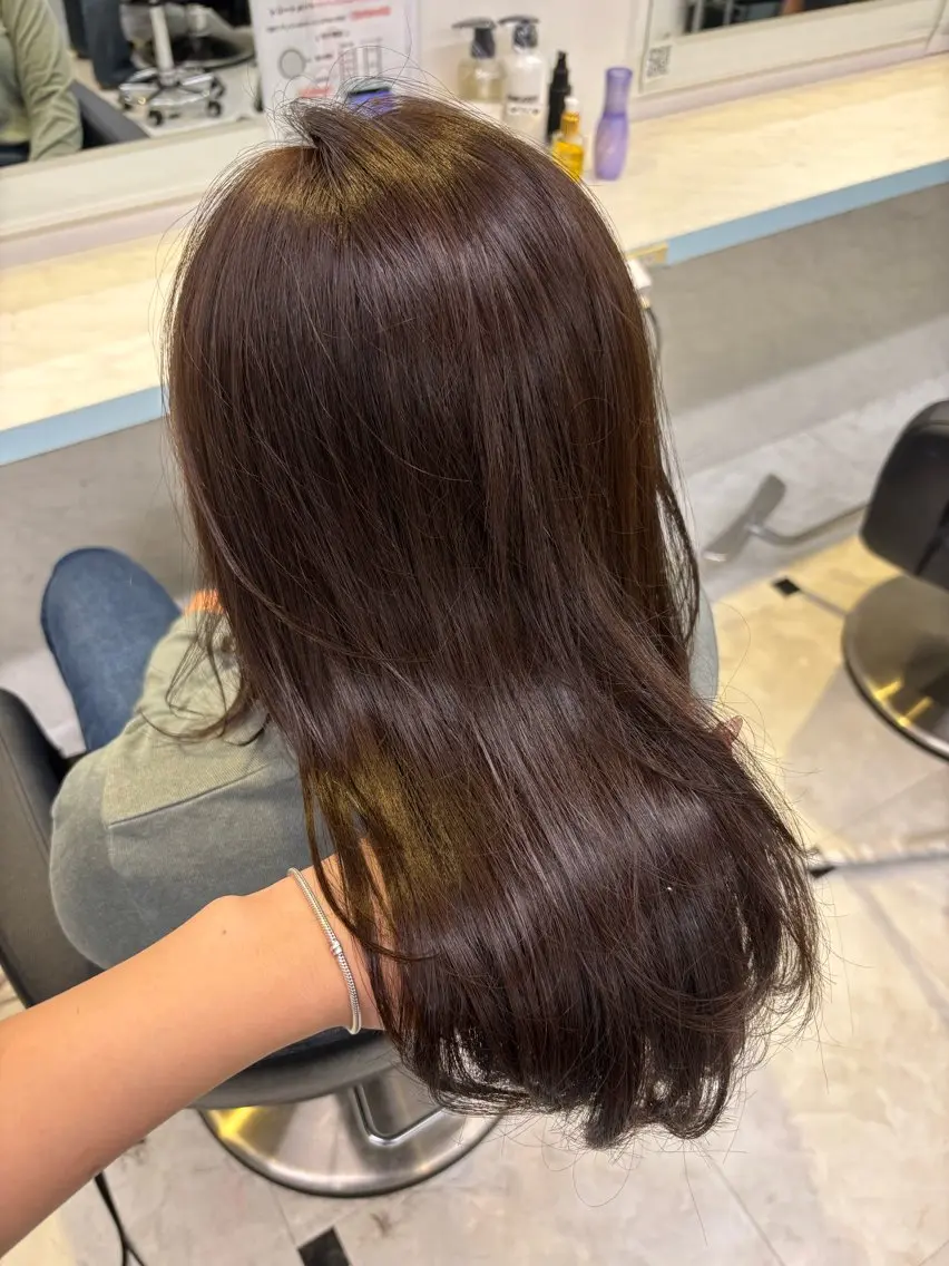 ロング ヘアカラー 似合わせcolor 🎀ʀɪɴᴏ🎶🪽のヘアスタイル