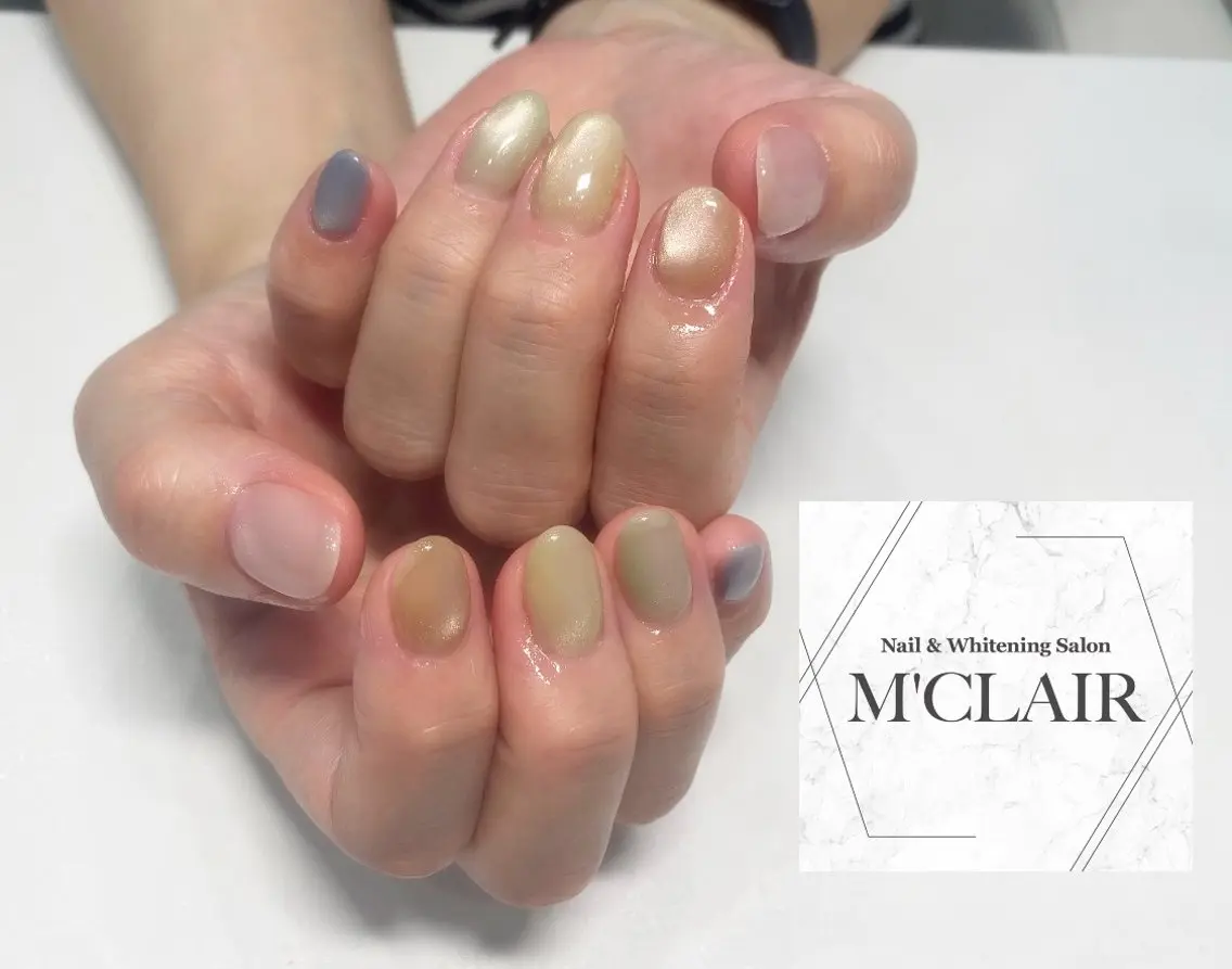 ネイル マグネットネイル M'CLAIR makikoのネイルデザイン