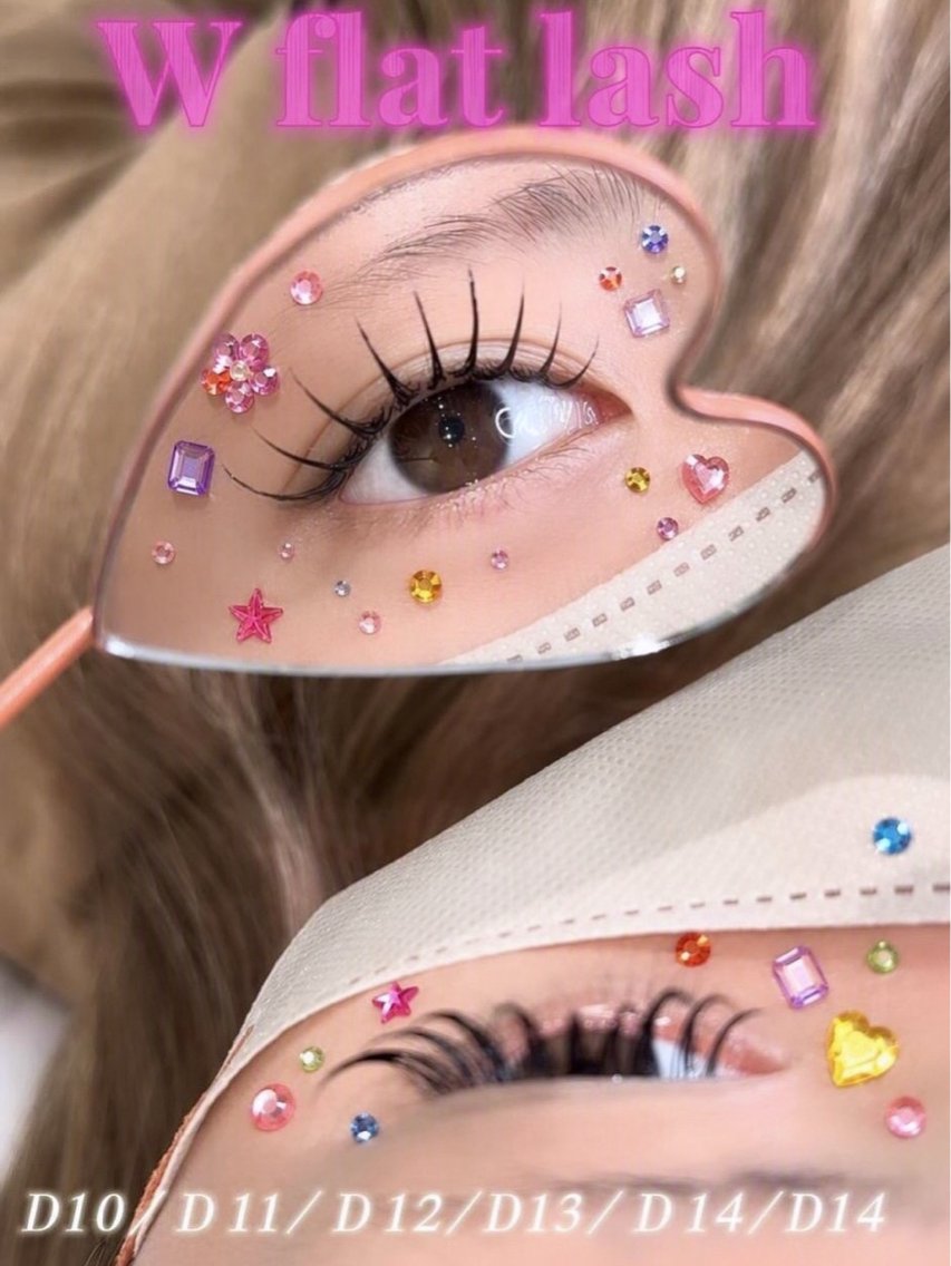 マツエク・マツパ Ange.アンジュ モデル研修のマツエク・マツパデザイン
