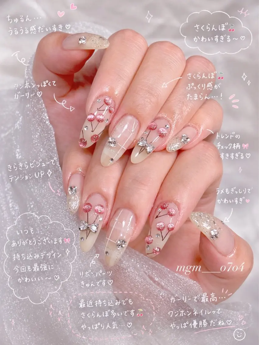 ハンドネイル ハンドケア MoON...❤︎ MeGuのネイルデザイン