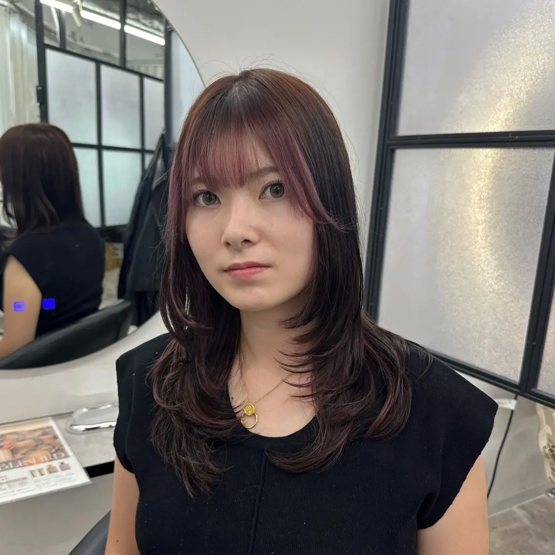 セミロング カット ヘアカラー ハイトーン特化 ケアブリーチ/ノトのヘアスタイル