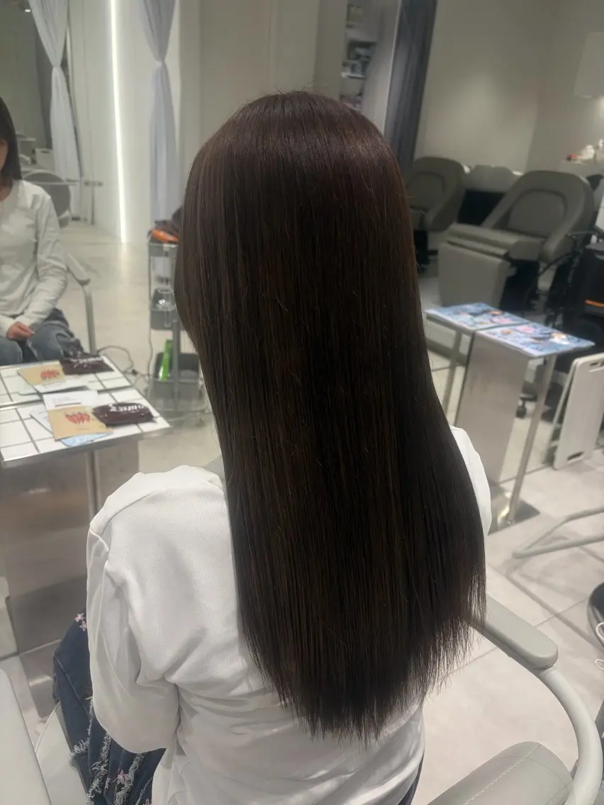 セミロング ヘアカラー HARUHI 銀座 美容師౨ৎ⋆˚のヘアスタイル
