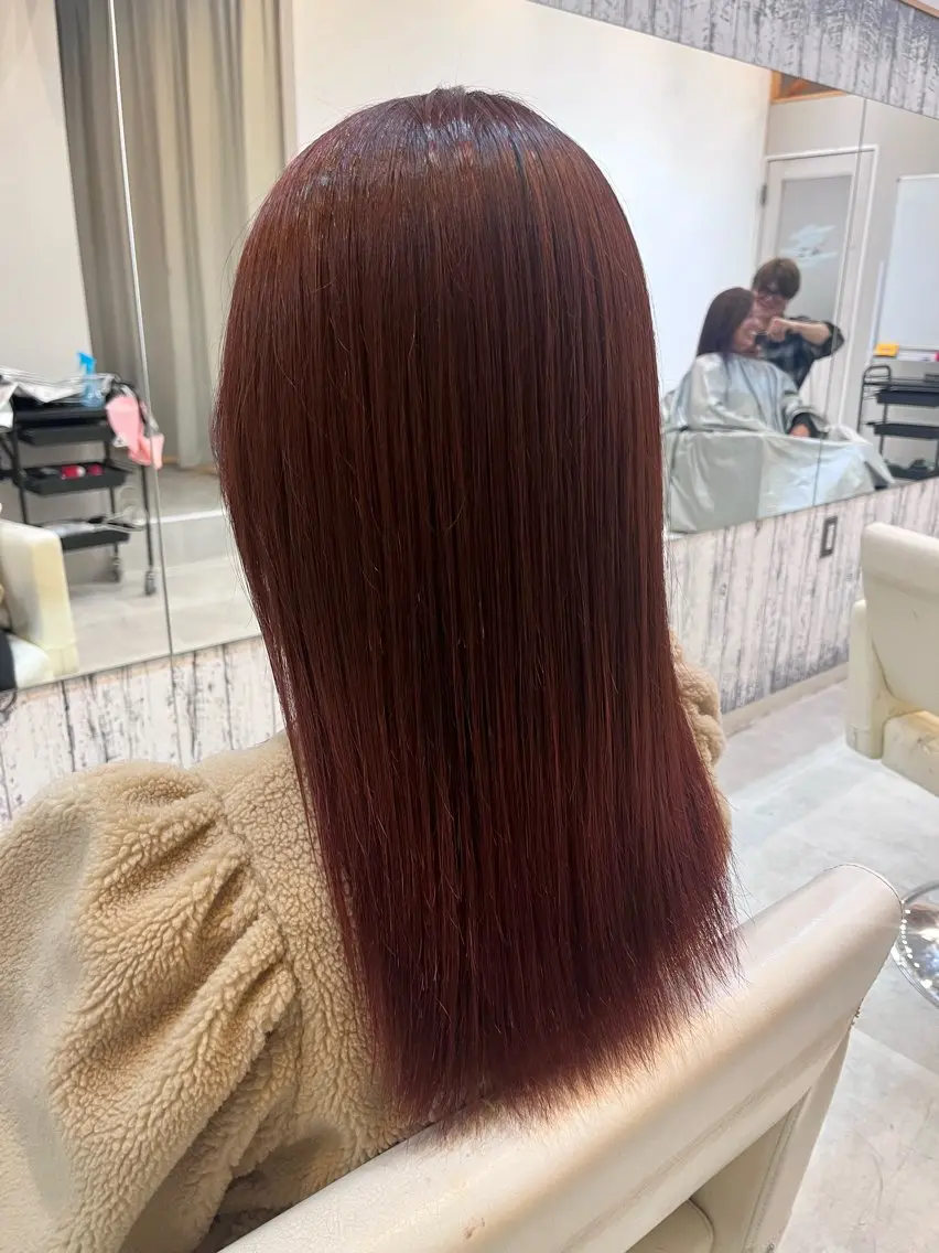 ミディアム ヘアカラー トリートメント ななる ／モデル様募集中‼️のヘアスタイル