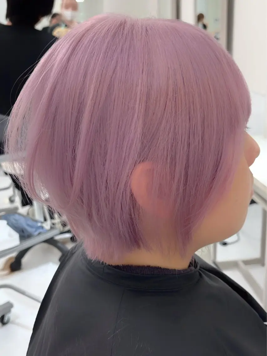 ショート ヘアカラー トリートメント 🫧ハイトーン ブリーチ✨RYUKIのヘアスタイル