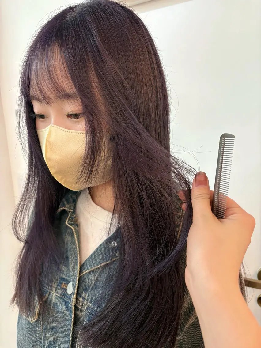 ロング カラー ヘアカラー ichika/福岡 /透明感カラー🤎のヘアスタイル