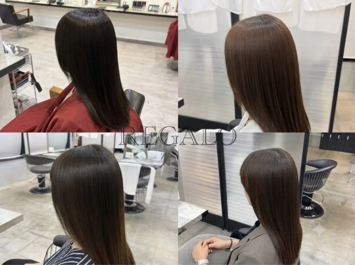 パーマ 縮毛矯正 縮毛矯正/ 豊島怜のヘアスタイル