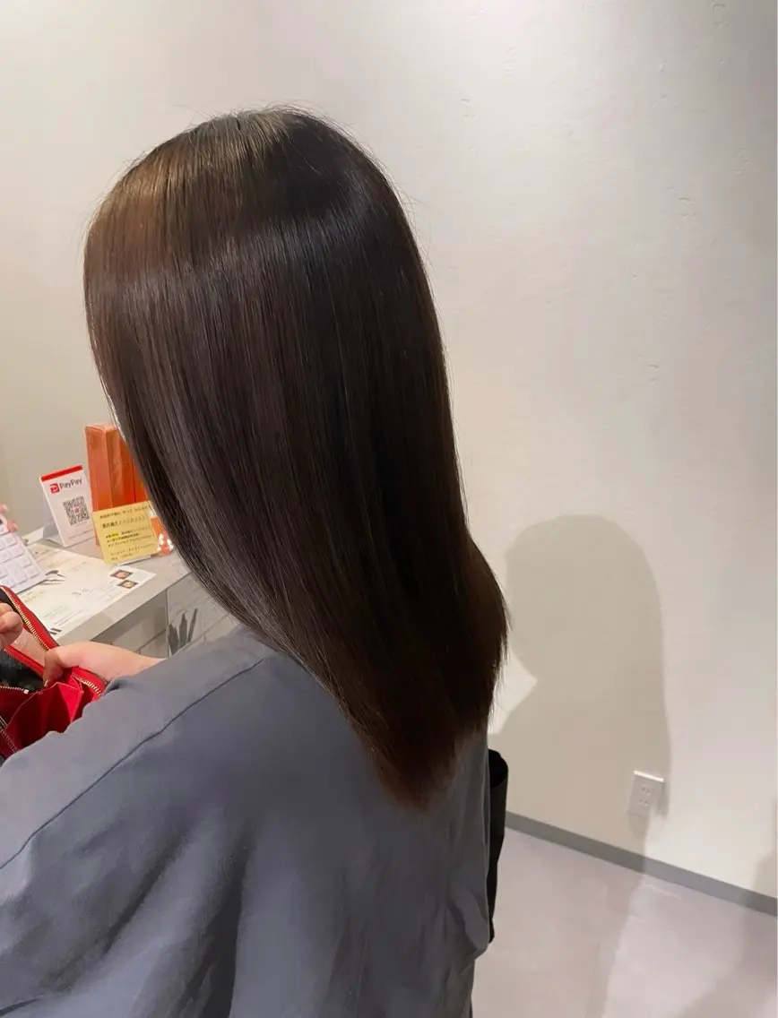 セミロング カット トリートメント 藤田一輝 【美髪職人】のヘアスタイル