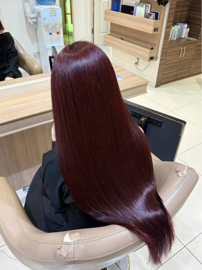 ロング トリートメント ヘアカラー 中飯 雪乃のヘアスタイル