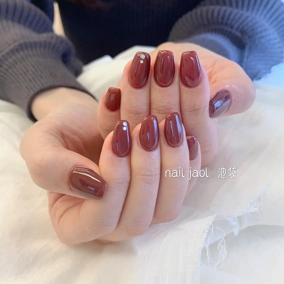 セミロング ネイルJaol 池袋のネイルデザイン