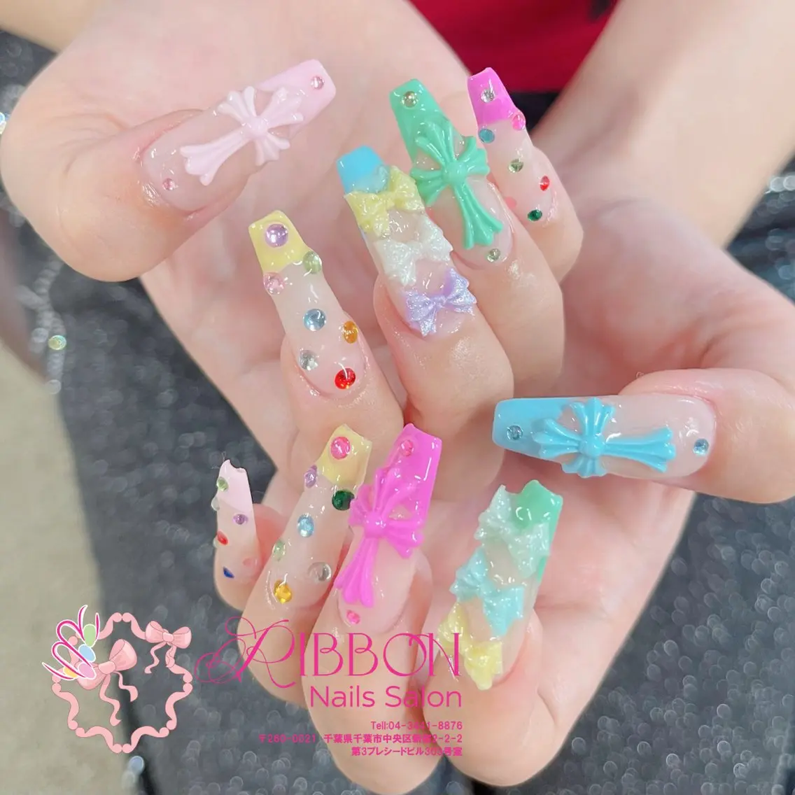 ネイル チークネイル フットネイル フレンチネイル グラデーション 韓国ネイル ハンドネイル Ribbonnail salonのネイルデザイン