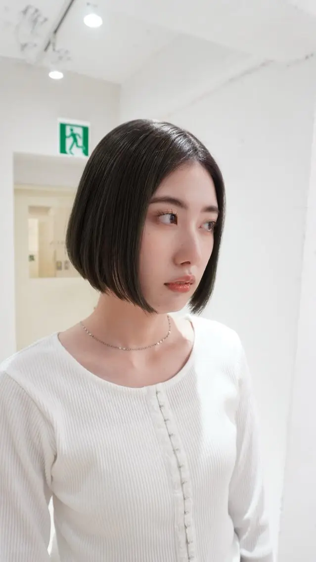 ショート ヘアカラー カットモデル募集中 千葉大夢のヘアスタイル