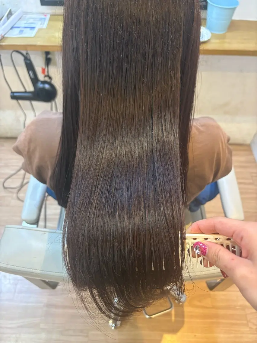 カラー ヘアカラー トリートメント 韓国ヘアー🇰🇷 MIWAのヘアスタイル