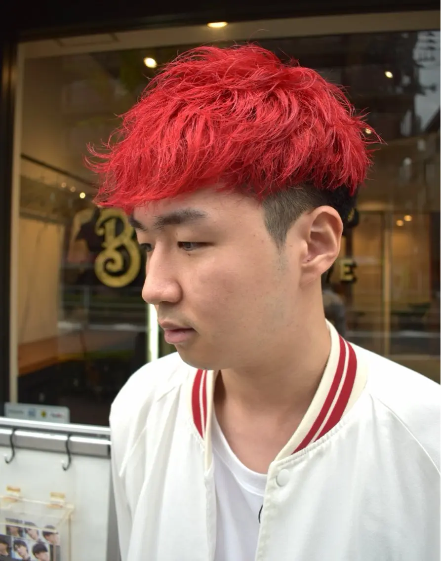 カラー ヘアカラー 細野 拓也のヘアスタイル