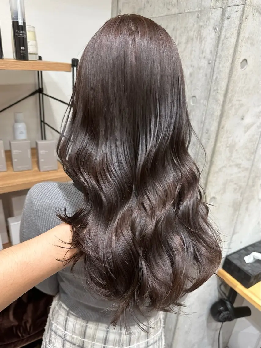 セミロング ✨透明感カラー 恵比寿HAYATO✨のヘアスタイル