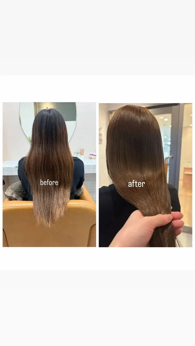 ロング カット ヘアカラー トリートメント ａｉｋａ🐩 /艶カラー/レイヤーのヘアスタイル