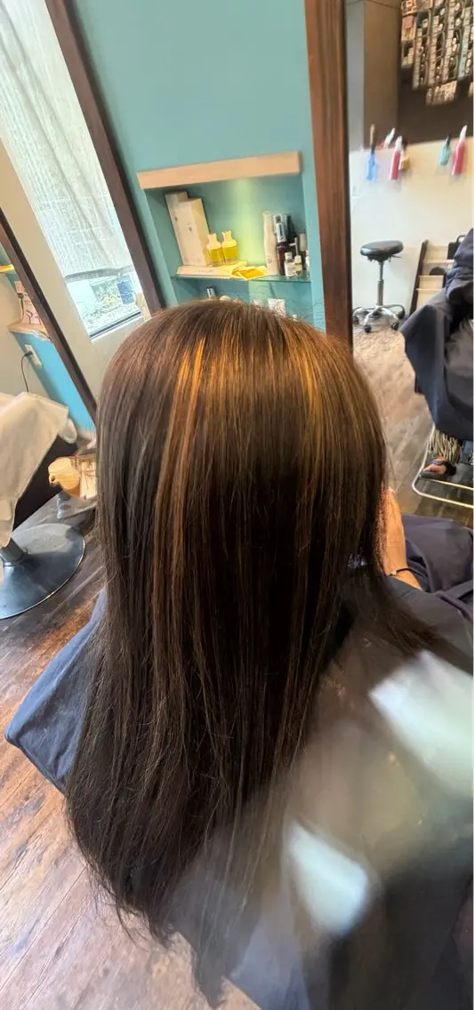 ロング カラー ヘアカラー 村上 姫嘉のヘアスタイル
